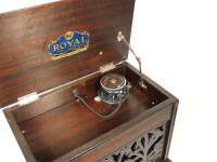 1924 Adler Royal Mahogany Radio Horn Speaker-3.JPG